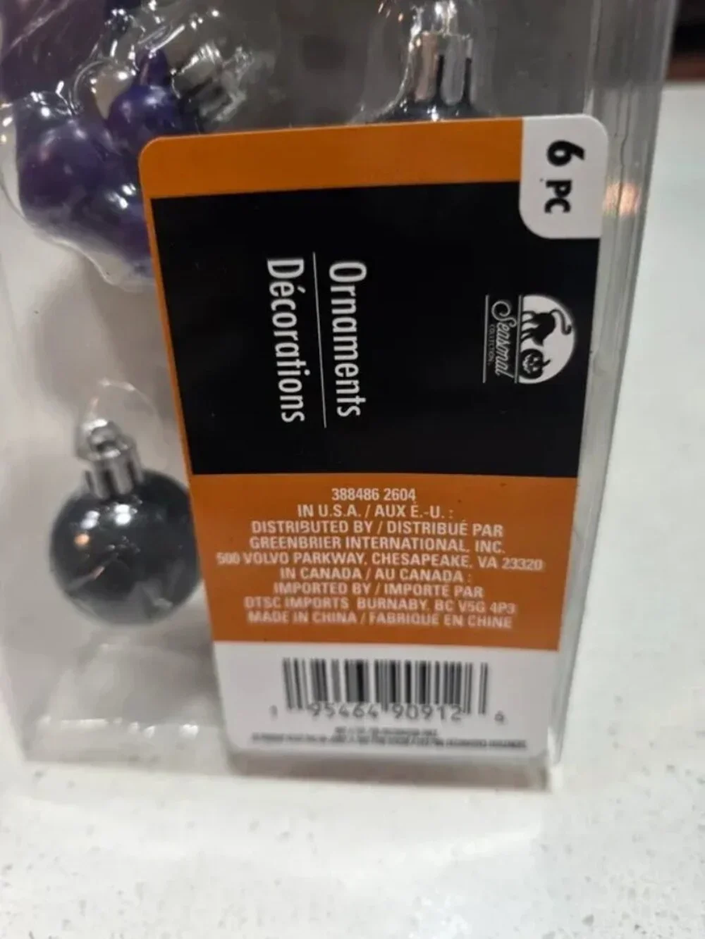 Halloween ornaments